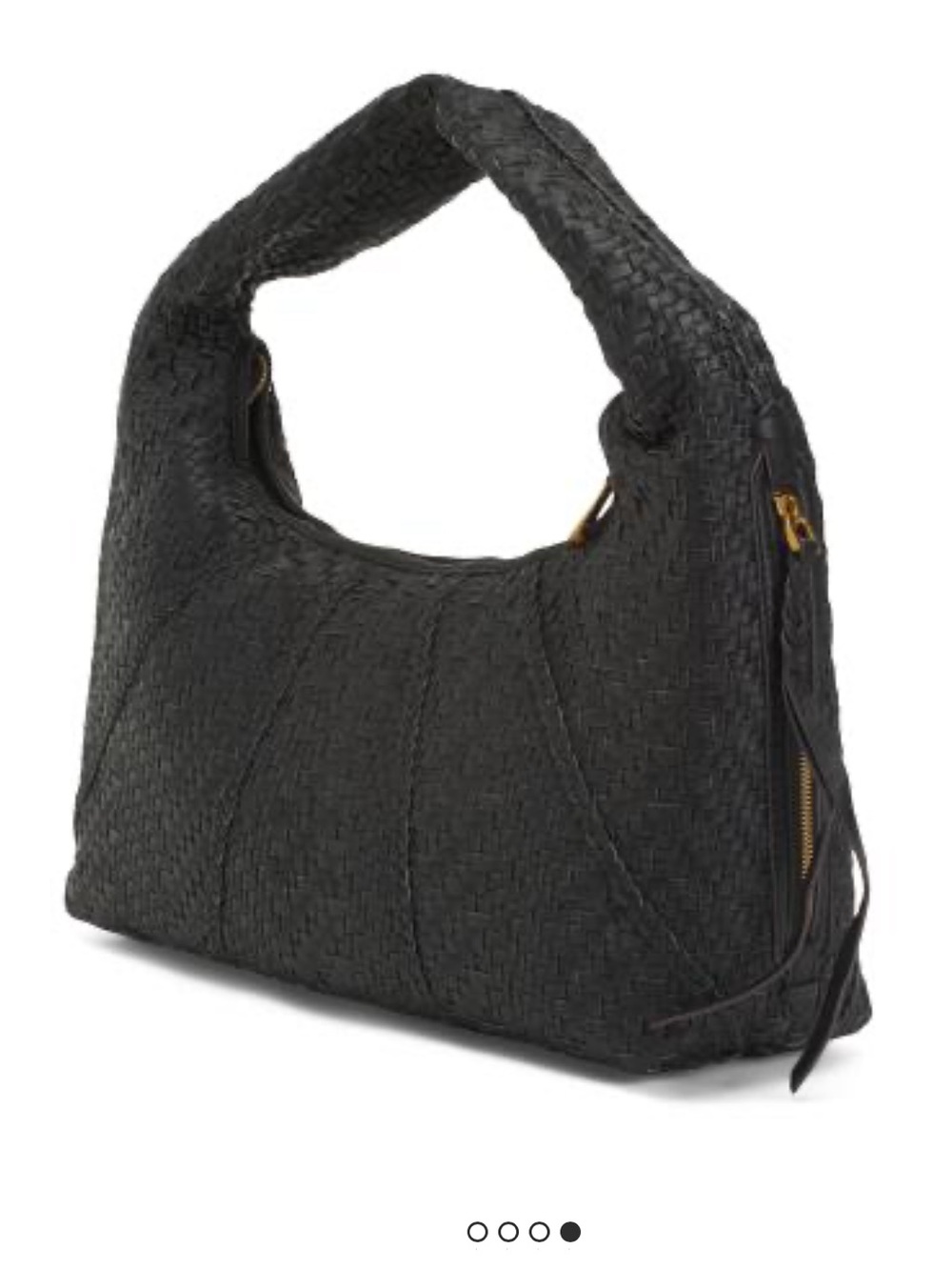 Aimee Kestenberg Black Chelsea  Leather Hobo Bag